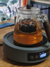 荣事达（Royalstar）电陶炉办公室小型煮茶壶煮茶器泡茶煮茶烧水壶电磁炉家用电茶炉泡茶壶 【手工吹制】侧把壶+【升级工艺】黑色陶炉1200W 实拍图