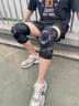 美津浓（MIZUNO）护膝运动跑步篮球羽毛球髌骨半月板支撑固定损伤登山护具男女通用 银黑色绑带加压-2只 XL码(膝围41-46cm/适合135-180 ) 实拍图