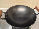 格美仕陆川双耳铁锅炒菜锅家用铸铁锅炒锅无涂层老式生铁电磁炉锅旗舰店 【免开锅】加厚双耳圆底 40cm 实拍图