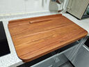 木雅轩 花梨木案板 防霉切菜板面板擀面板家用和面板特大号实木揉面垫 80*50*2.0cm特大号面板 实拍图
