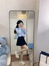 朴西夏季沙滩厚底增高小个子女生休闲洞洞鞋 珍珠白 36-37  实拍图