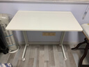 SOFSYS移动沙发边桌电脑桌折叠桌床边桌学生写字书桌家用简易卧室办公桌 暖白【固定款】长80*37宽*64高 实拍图