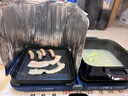 摩飞电器多功能锅折叠料理锅三代家用电陶炉火锅专用锅涮烤肉一体的分体式鸳鸯锅新款围炉聚会嗨吃盘MR9188 轻奢蓝标配 实拍图