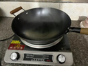 格美仕铁锅陆川炒锅无涂层生铸铁锅家用炒菜锅不粘锅燃气电磁炉适用通用 【免开锅】单手柄圆底 32cm 实拍图