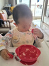 COOKSS婴儿围兜宝宝吃饭饭兜儿童硅胶围嘴防水立体吃饭兜口水巾 实拍图