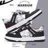 回力（Warrior）官方板鞋男鞋秋冬季舒适增高休闲运动鞋子男学生跑步鞋 黑白40 实拍图