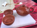 古往今来 宜兴原矿纯全紫砂壶名家手工泡茶壶家用功夫茶具套装 球孔西施壶 [家藏大红袍]210ml·芳华西施 实拍图