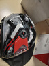 LS2摩托车头盔男女全盔四季赛车防雾3C跑盔卡丁车四季安全帽FF358 灰-狼狼图腾(赠防雾贴+头套) XL(建议57-58头围） 实拍图