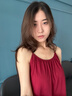 莎倩新款吊带睡衣女夏季莫代尔带胸垫红色本命年大码高级感两件套装 实拍图