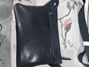 ANDSEEYOU品牌男士斜挎包新款背包男复古真皮单肩包时尚牛皮休闲斜挎包七夕 黑色 实拍图