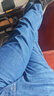 真维斯（Jeanswest）牛仔裤男秋冬款时尚宽松直筒裤百搭男裤子休闲长裤子男蓝色36 实拍图