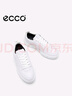 爱步（ECCO）厚底板鞋 百搭小白鞋牛皮休闲鞋 街头720女鞋209713 白色36 实拍图