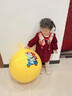羊角球儿童感统训练蹦蹦球幼儿园宝宝健身跳跳球充气骑坐弹跳玩具 加厚45cm红色熊猫【材质/强承重 实拍图