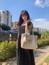 viney新款编织包包女包大容量托特包高级感生日礼物送女友老婆 【米白】实用轻奢单肩草编包 高级感洋气通勤休闲品牌手提包 实拍图