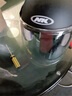 JAKTK电动摩托车半盔头盔镜片挡风镜面罩玻璃高清透明防晒雾全配件通用 A4-1耐磨透明【39孔-42弧长】 实拍图