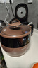 小熊（Bear） 电炖锅 电炖盅 煲汤锅 紫砂锅 家用炖汤锅 隔水炖盅煮粥电砂锅燕窝熬粥上蒸下炖 4.5L 一盅五胆B45Z1 实拍图