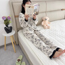 爱宝适月子服春夏款孕产妇睡衣家居服产后哺乳衣喂奶衣墨韵繁花L码M439 实拍图