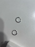 芯奢S999足银耳环女士2025新款养耳洞素圈耳圈耳钉纯银设计高级感耳饰 14mm【2只装】 实拍图