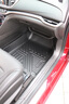 卡骐盾奔驰GLC300L C260 A180E级GLA220  GLB200 GLE450 EQB350汽车脚垫 包门槛TPE脚垫+红色纳米绒垫 四/五座-新款专用无异味防水全包围 实拍图