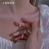 Lnieer美人泪S999银项链女小众设计感水滴锁骨链2025新款送女友生日礼物 【999足银】水滴项链+检测证书 实拍图