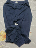 浪莎加绒加厚带护膝盖的保暖秋裤男冬季100%纯棉毛裤宽松线裤零下抗寒 藏青秋裤·【加绒护膝秋裤】 2XL /180 实拍图