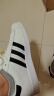 阿迪达斯adidas三叶草贝壳头SUPERSTAR男女休闲鞋EG4958 43码 实拍图