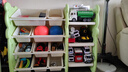 幼贝臣儿童玩具收纳架多层家用宝宝置物架玩具箱储物架组合分类整理神器 大号标准版-收纳架+展示台-绿色 实拍图