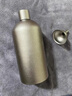 乐宏骏日本进口纯钛酒壶高档白酒壶户外露营迷你随身超轻复古大容量酒具 纯钛酒壶【冰花款】 300ml 实拍图