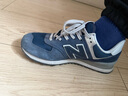 NEW BALANCE NB574官方休闲鞋男鞋女鞋网面鞋夏季复古舒适透气百搭情侣运动鞋 深蓝色 ML574EVN 42 (脚长26.5cm) 实拍图