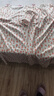 红豆女童睡裙纯棉春夏季薄款家居服儿童短袖套头睡衣A类Q3306白色165 实拍图