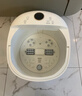小阪泡脚桶平底无按摩家用恒温加热可拆洗足浴按摩桶全自动洗脚盆足浴盆电礼物 尊贵版|可拆洗按摩盘|暖阳白 实拍图