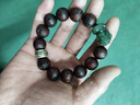 灵木阁印度小叶紫檀招财和田玉貔貅手串六字真言男士佛珠本命年手链礼物 【和田青玉】招财貔貅15mm 实拍图