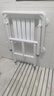 安德扶老人洗澡专用椅浴室凳折叠座椅卫生间淋浴安全防滑扶手背靠凳子 5代三扶手-四腿支撑-白色 实拍图