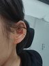 缔晶S999银耳钉女养耳棒女耳圈耳扣睡觉不用摘养耳洞隐形生日礼物女生 实拍图