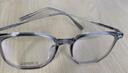 蔡司（ZEISS）德国蔡司近视眼镜片眼镜框男方框可配防蓝光镜片带散光度数女 简约黑银钛架方框 德国蔡司视特耐防蓝光1.60 实拍图