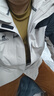 骆驼（CAMEL）冲锋衣防风三合一可拆两件套登山服119AX冰晶灰色/黑色,男女款L 实拍图