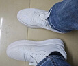 安踏（ANTA）男鞋板鞋小白鞋男2025春夏季厚底革面学生休闲运动鞋子男 -2纸莎白【男士帅气纯白色板鞋】 42 实拍图