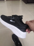 回力男鞋秋冬季软底跑步运动鞋子男2025新款轻便减震大码潮流休闲鞋 黑色 39 实拍图