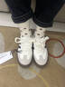 拉夏贝尔女鞋德训鞋女户外运动小白鞋女百搭休闲护脚软底透气舒适运动板鞋 白黑 【6606】 38 实拍图
