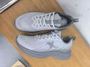 特步男鞋运动鞋子男秋季透气减震旋7代软底网面跑步鞋慢跑鞋休闲鞋 白绿 41 实拍图