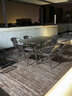 筑家星宇休闲庭院户外桌椅三五件套露天桌椅茶几遮阳伞组合阳台仿编藤椅子 6把围椅+120黑色钢化玻璃长方桌 实拍图