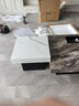 意式轻奢简约岩板茶几现代简别墅大堂小户型客厅家用方形高低组合 威尼斯棕60cm+百达翡丽90cm 实拍图