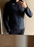 耐克NIKE男夏季轻盈梭织连帽夹克 防风拒水 运动休闲BV4871-010黑2XL 实拍图