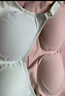嫚熙哺乳文胸喂奶孕妇内衣聚拢 MX-Bra80066 松石绿XL码 实拍图