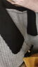 百图betu女装秋季新款毛针织衫拼色翻领甜美纽扣针织衫女2408T10 灰色 S 实拍图