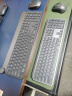 罗技（Logitech）大师系列 MX Keys 无线蓝牙键盘 高性能超薄 全尺寸 智能办公键盘 商用版 深灰色 实拍图