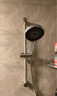 洁冠免打孔花洒支架升降杆可调节莲蓬头花晒固定座浴室淋浴器喷头底座 枪灰色升降杆 实拍图