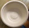 SHUANG YU 一次性纸碗本色500ml*30只芋泥冰碗可降解汤饭碗圆碗烧烤野餐具 实拍图