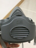 3M3200防尘面具口罩防工业粉尘打磨防颗粒物装修水泥 配滤棉3片3250D 1套装 实拍图