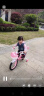 永久儿童自行车3-8岁小孩脚踏单车宝宝中大童女孩公主款童车 【黑胎-折叠】小猫粉+护具礼包 14寸 实拍图